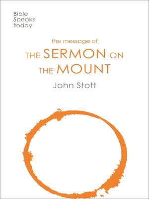 cover image of The Message of the Sermon on the Mount